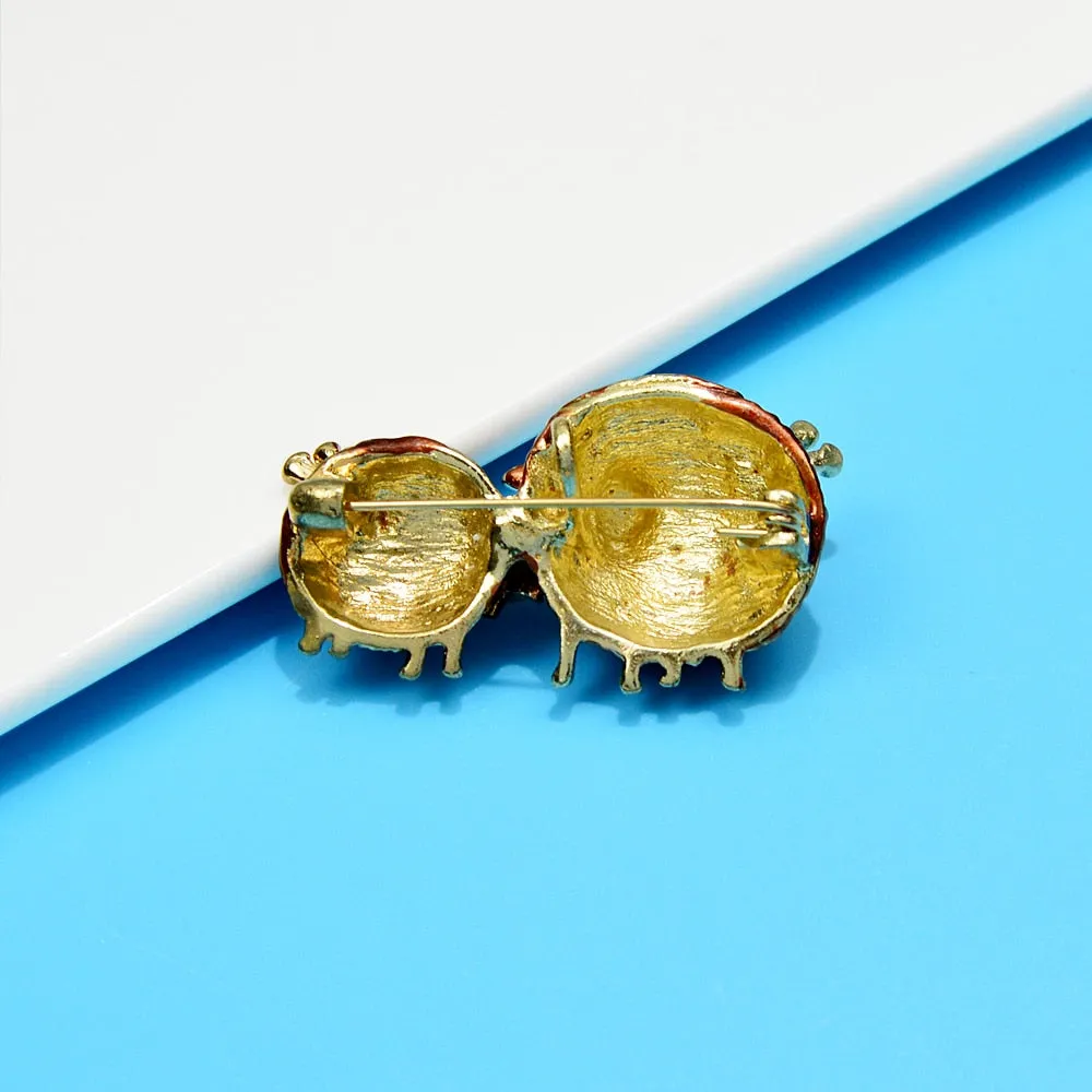 Cute Sheep Brooches For Women Animal Design Pin 2 Colors Available Braid Style Jewelry S
