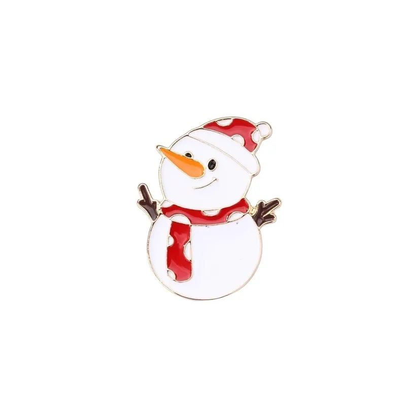 Cute Simple Style Christmas Hat Christmas Tree Santa Claus Alloy Unisex Brooches