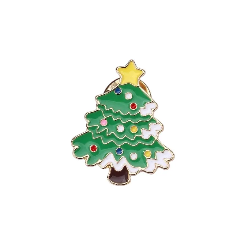 Cute Simple Style Christmas Hat Christmas Tree Santa Claus Alloy Unisex Brooches