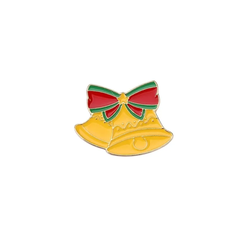 Cute Simple Style Christmas Hat Christmas Tree Santa Claus Alloy Unisex Brooches