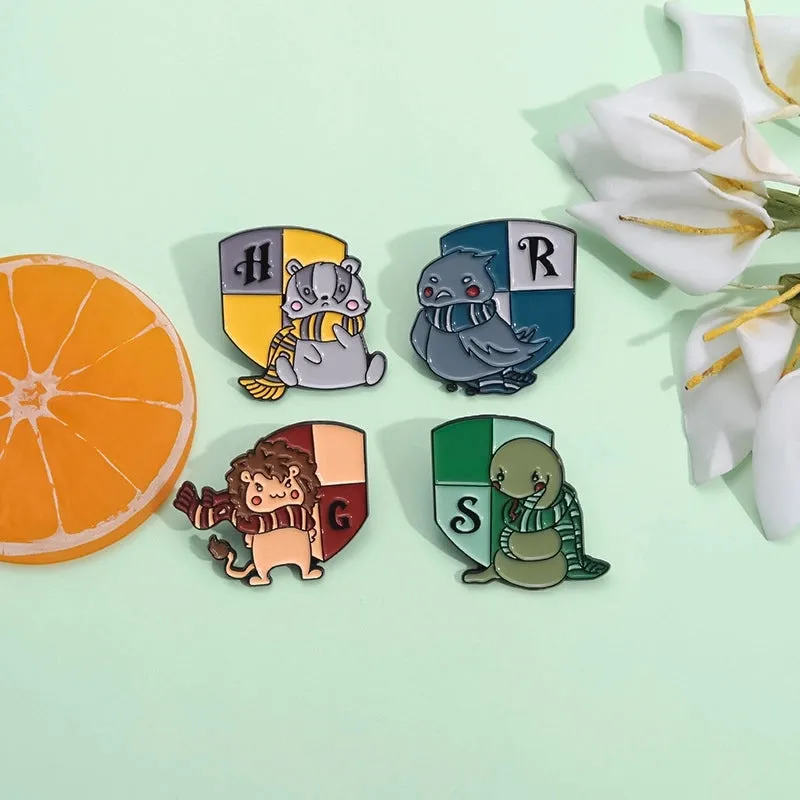 Cute Simple Style Pin Animal Alloy Stoving Varnish Plating Unisex Brooches