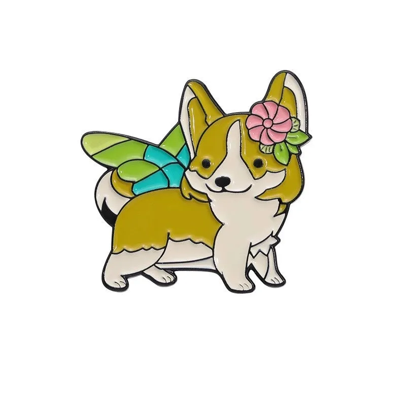 Cute Simple Style Pin Dog Alloy Plating Unisex Brooches
