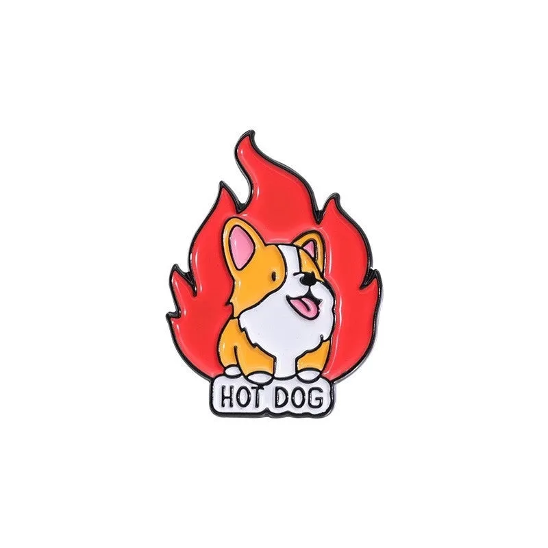 Cute Simple Style Pin Dog Alloy Plating Unisex Brooches