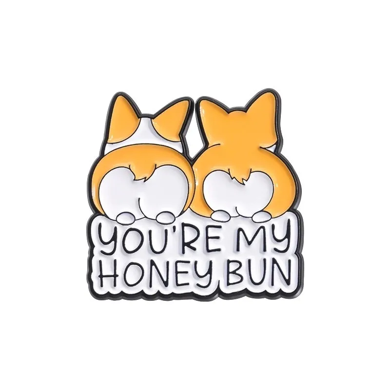 Cute Simple Style Pin Dog Alloy Plating Unisex Brooches