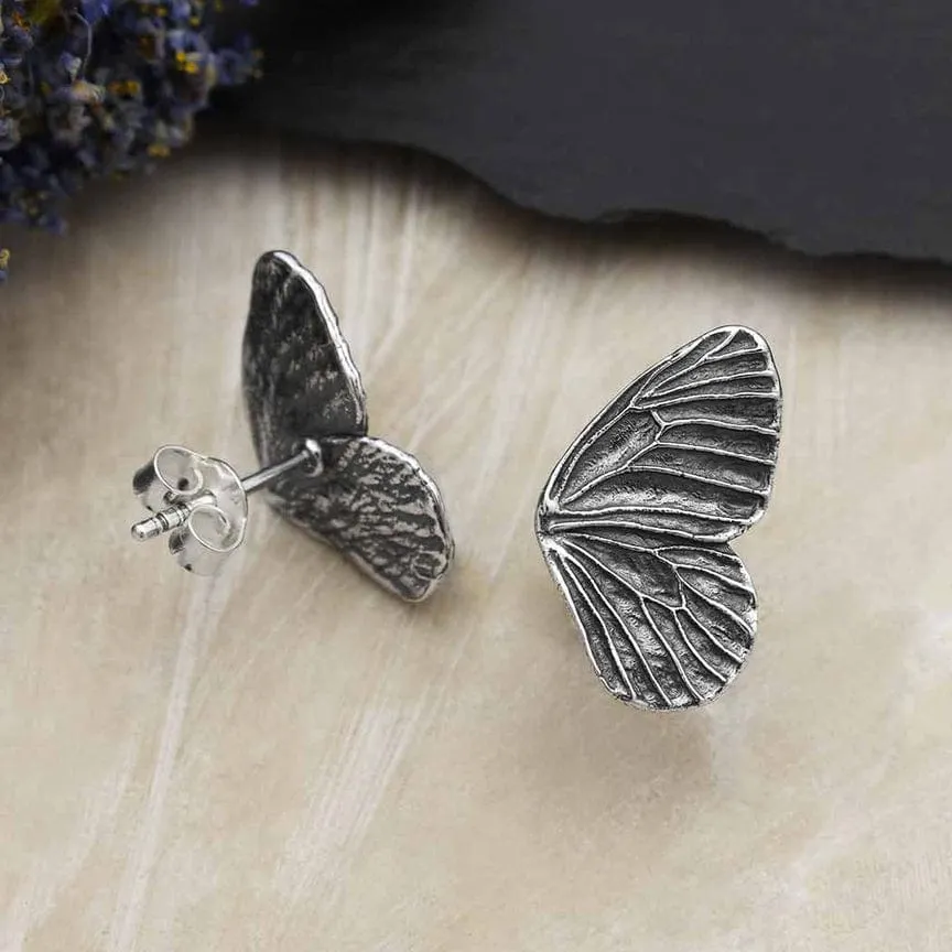 Dimensional Butterfly Post Earrings