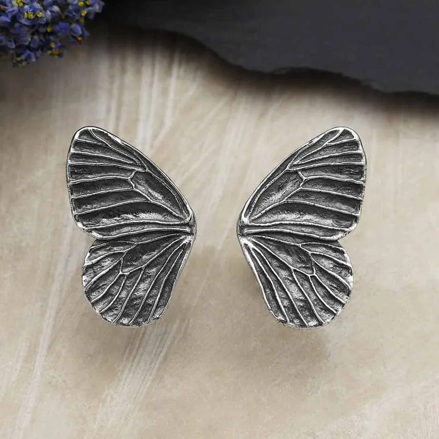 Dimensional Butterfly Post Earrings