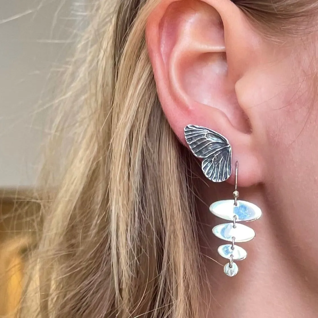 Dimensional Butterfly Post Earrings