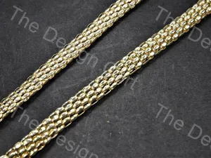 Dotted Belt Design Golden Metal Chain