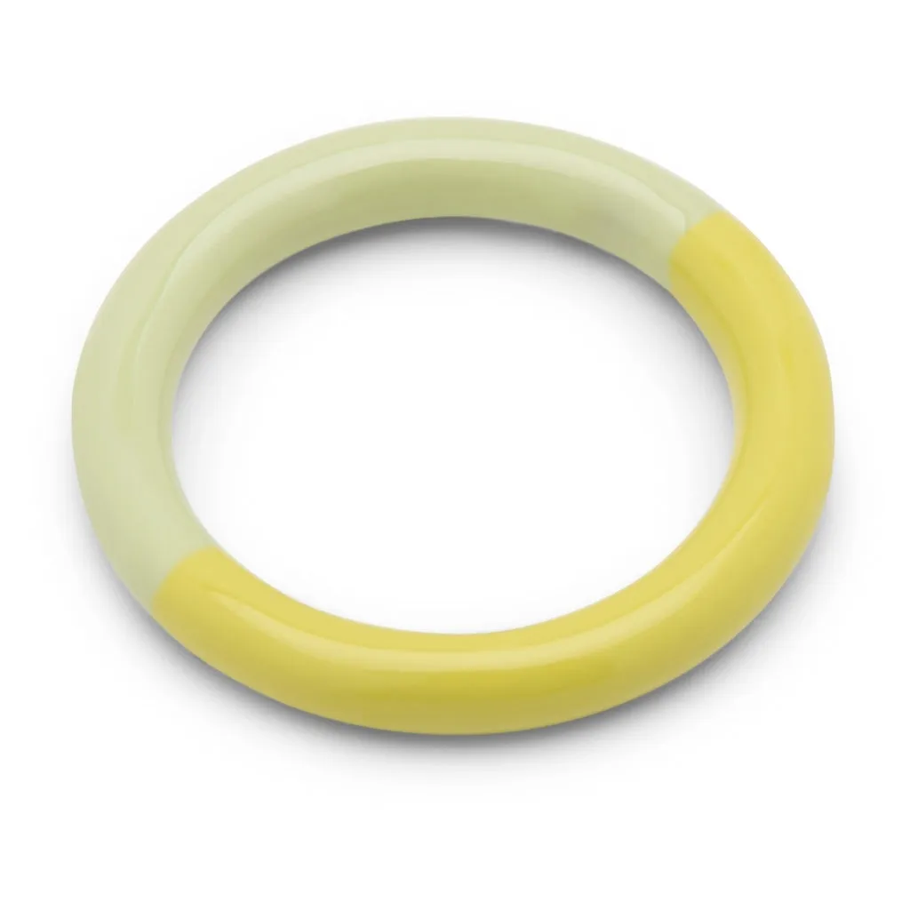 Double Color Ring - Lime/Silk Light Green