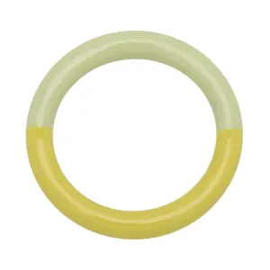 Double Color Ring - Lime/Silk Light Green