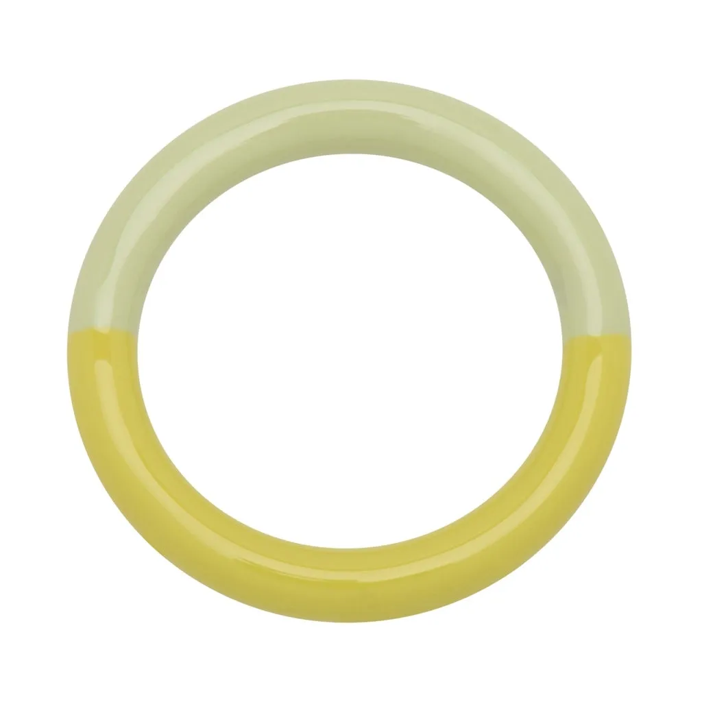 Double Color Ring - Lime/Silk Light Green
