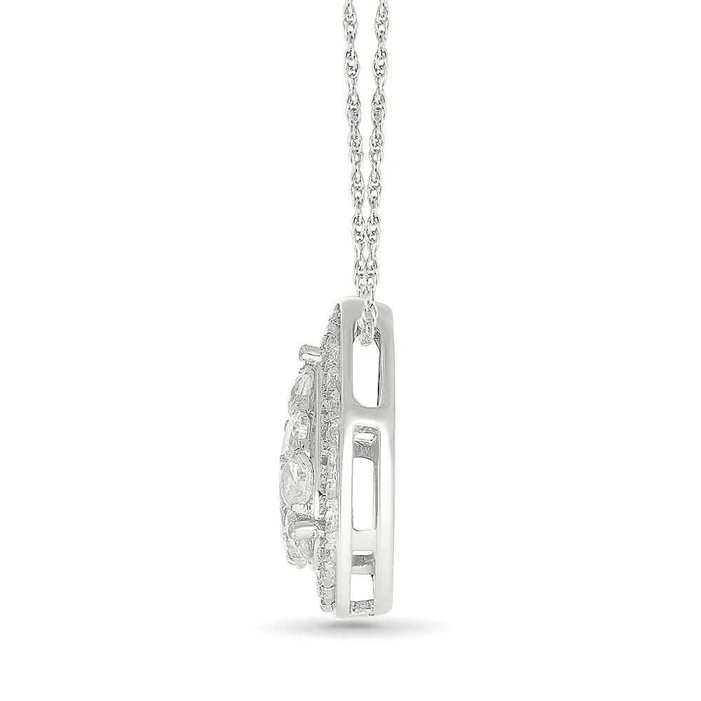 Drop Diamond Pendant