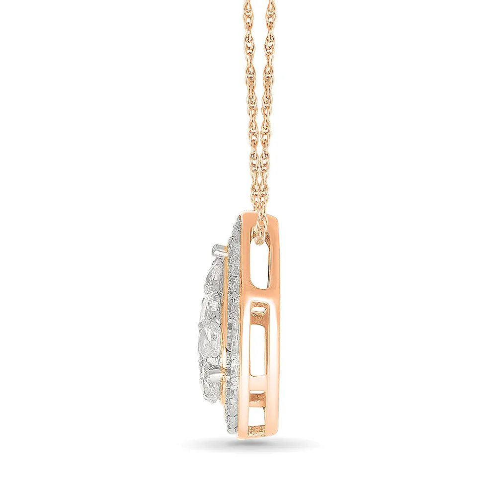 Drop Diamond Pendant