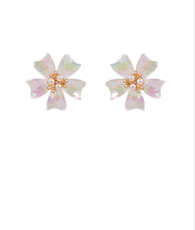 Flower Acrylic Earrings