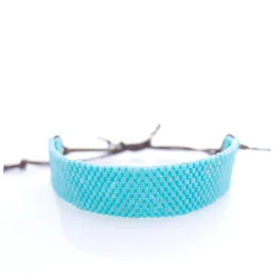 Happy Cord Turquoise Beaded Bracelet