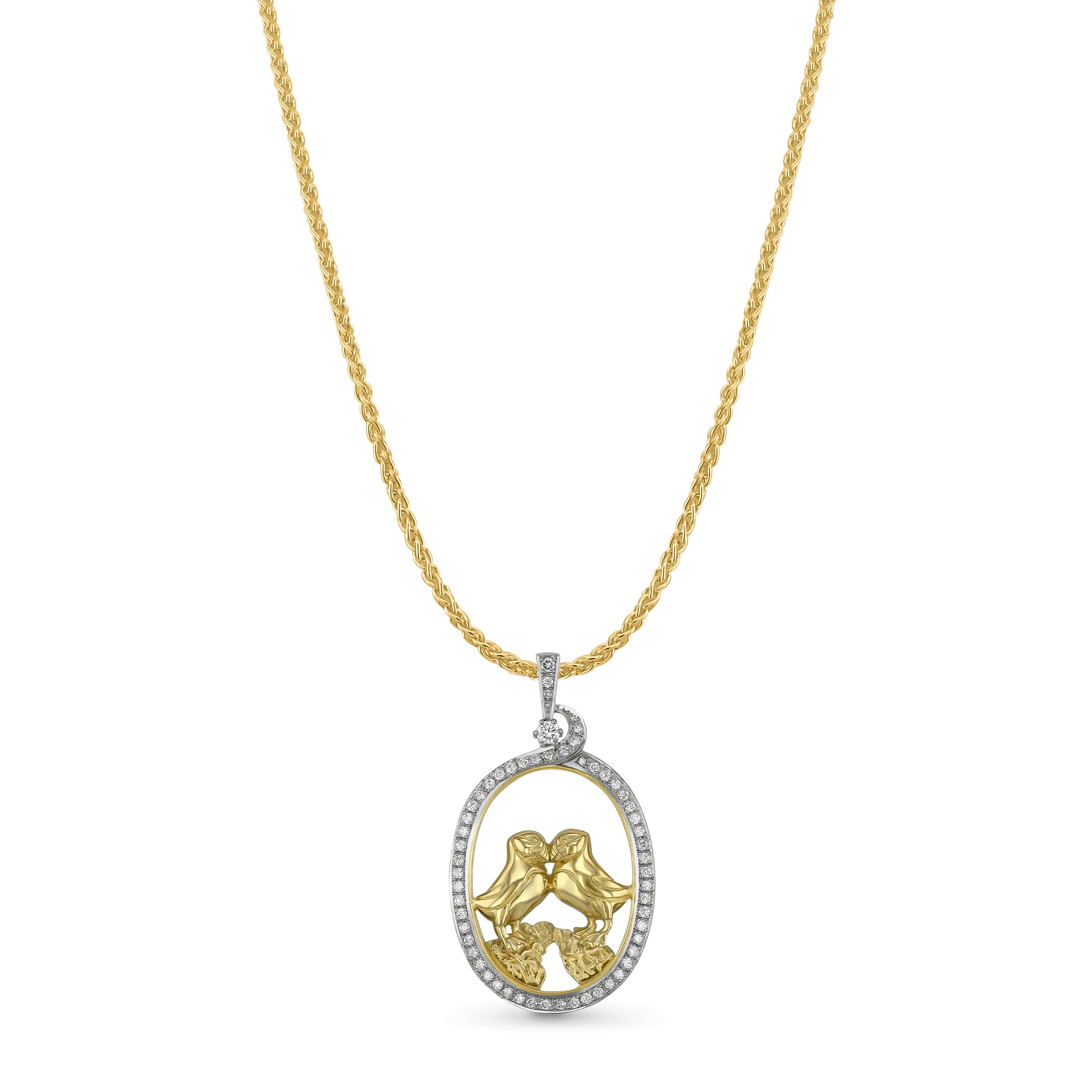 Heartbeat Pendant - 18ct Yellow Gold