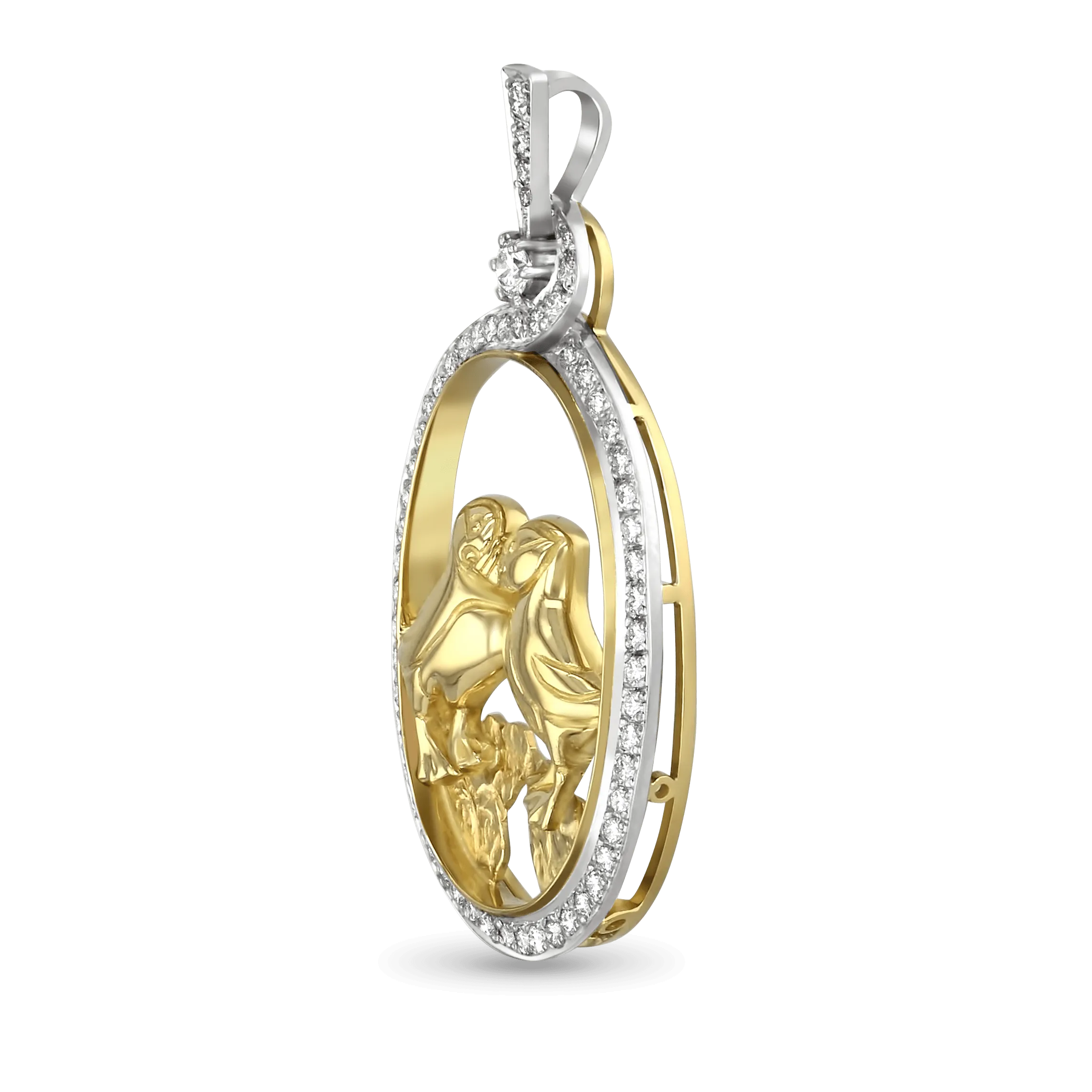 Heartbeat Pendant - 18ct Yellow Gold
