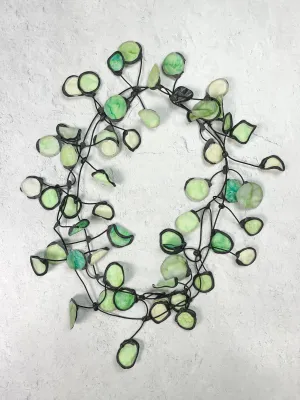 Ink Necklace, Soft Green