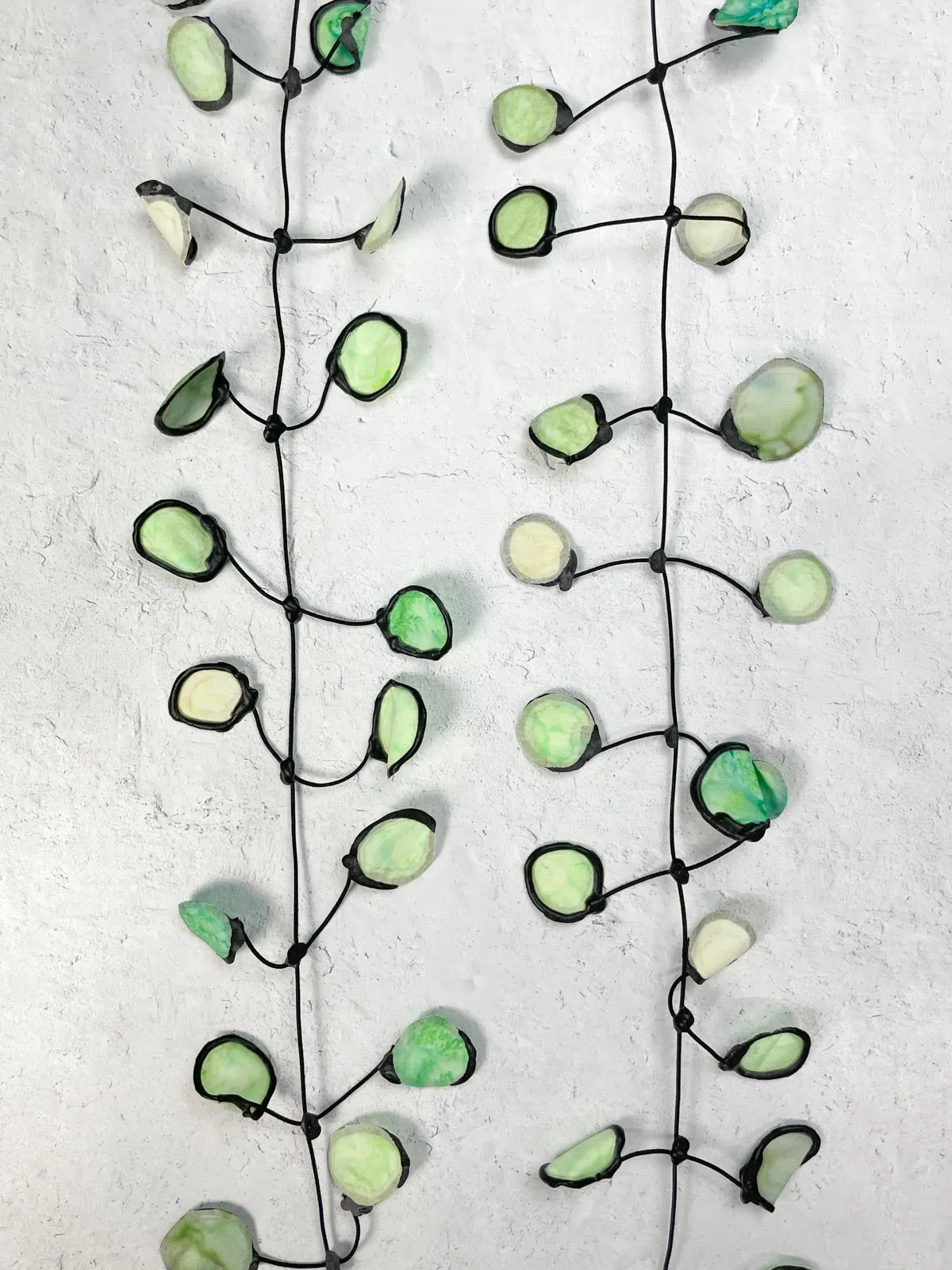 Ink Necklace, Soft Green