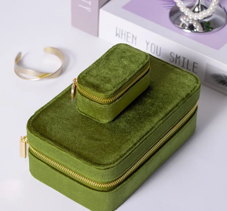 Jewelry Storage Box Earring Necklace  Classification Flip Lid Box