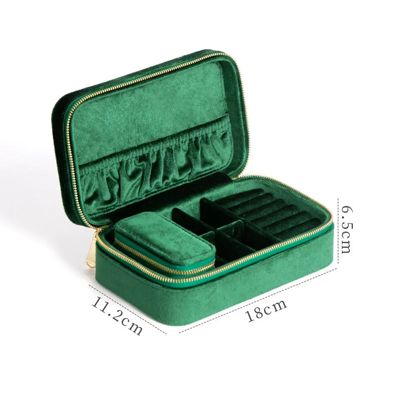 Jewelry Storage Box Earring Necklace  Classification Flip Lid Box