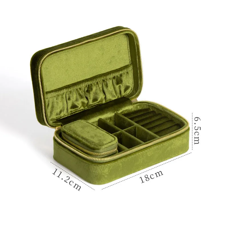 Jewelry Storage Box Earring Necklace  Classification Flip Lid Box