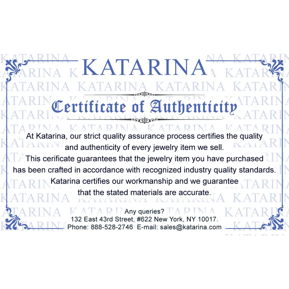 KATARINA 1/8 cttw Cluster Diamond Milgrain Edge Fashion Ring