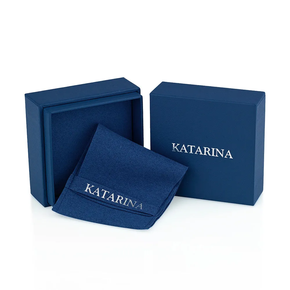KATARINA 1/8 cttw Cluster Diamond Milgrain Edge Fashion Ring