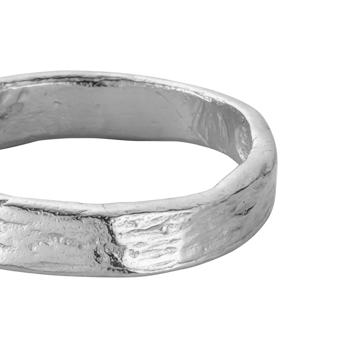 Ladies' White Gold Midi Posey Ring