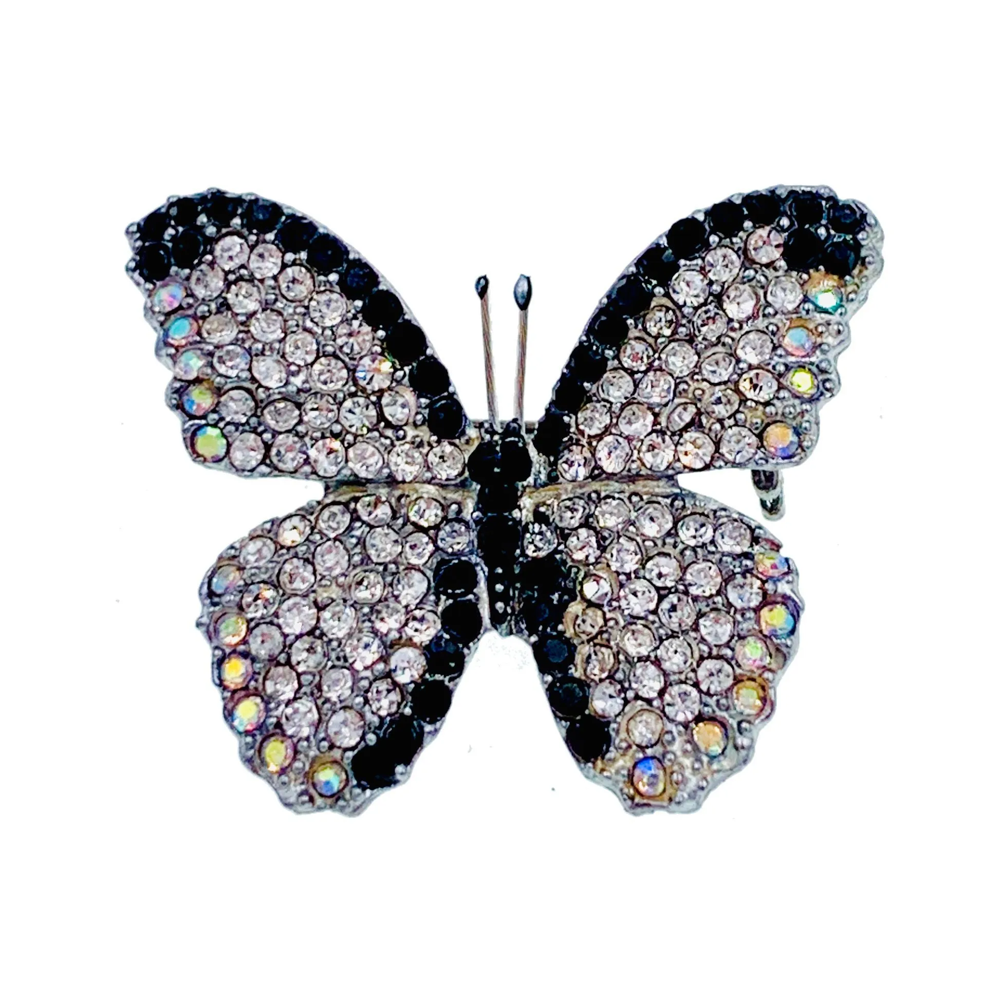 Lucinda Handmade Small Butterfly Brooch Pin use Swarovski Elementary Crystal