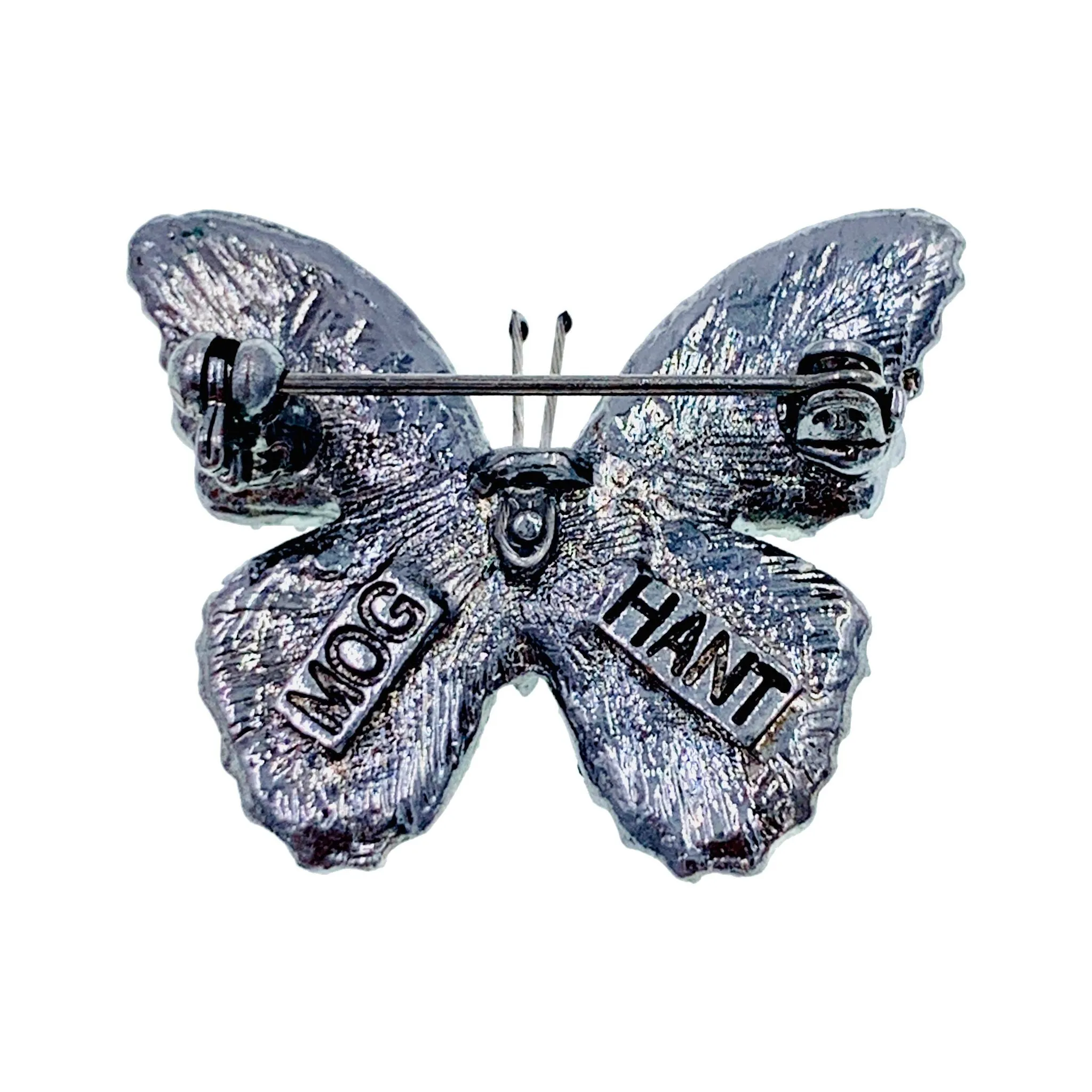 Lucinda Handmade Small Butterfly Brooch Pin use Swarovski Elementary Crystal