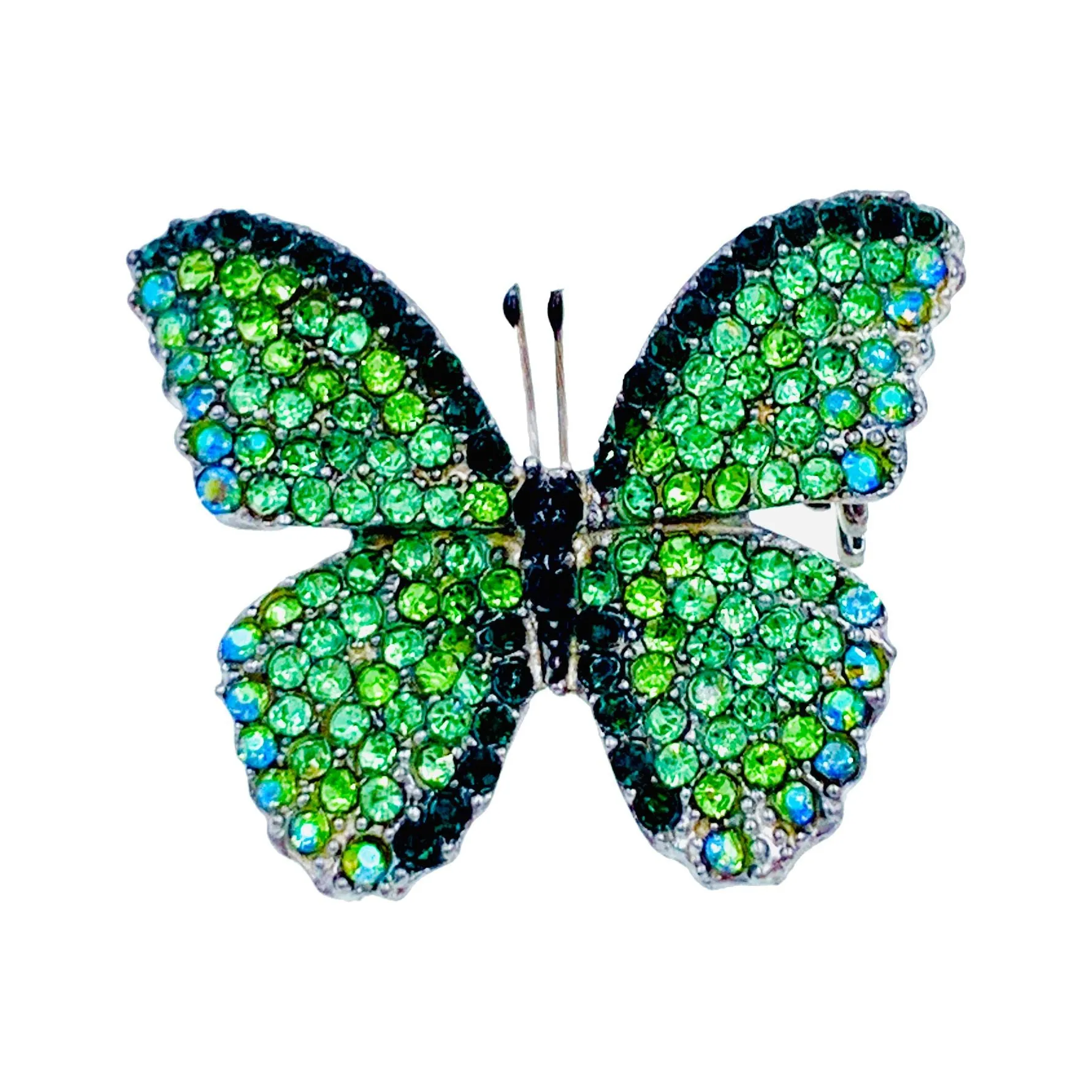 Lucinda Handmade Small Butterfly Brooch Pin use Swarovski Elementary Crystal