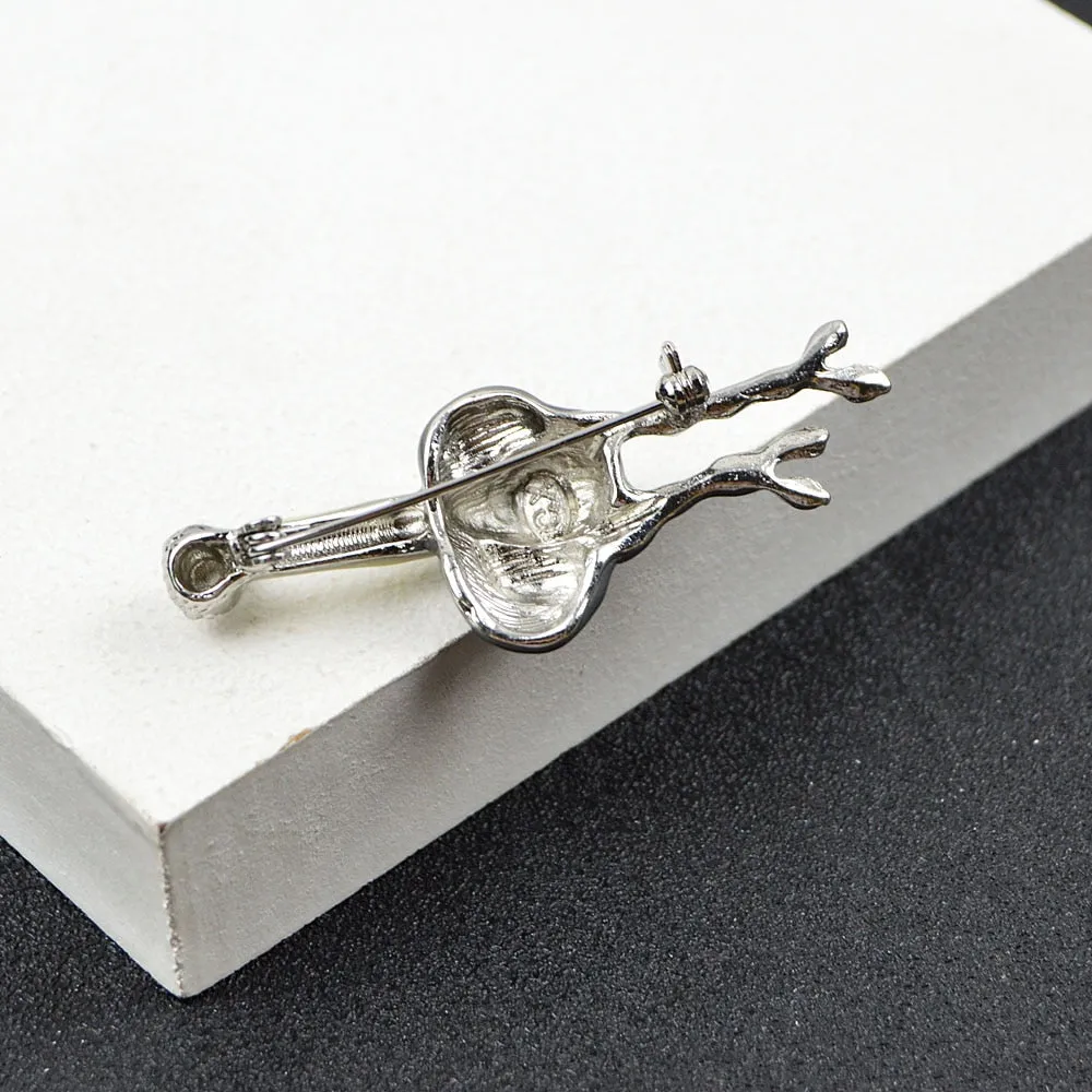 New Arrival 3 Colors Ostrich Brooch Pins For Women And Men