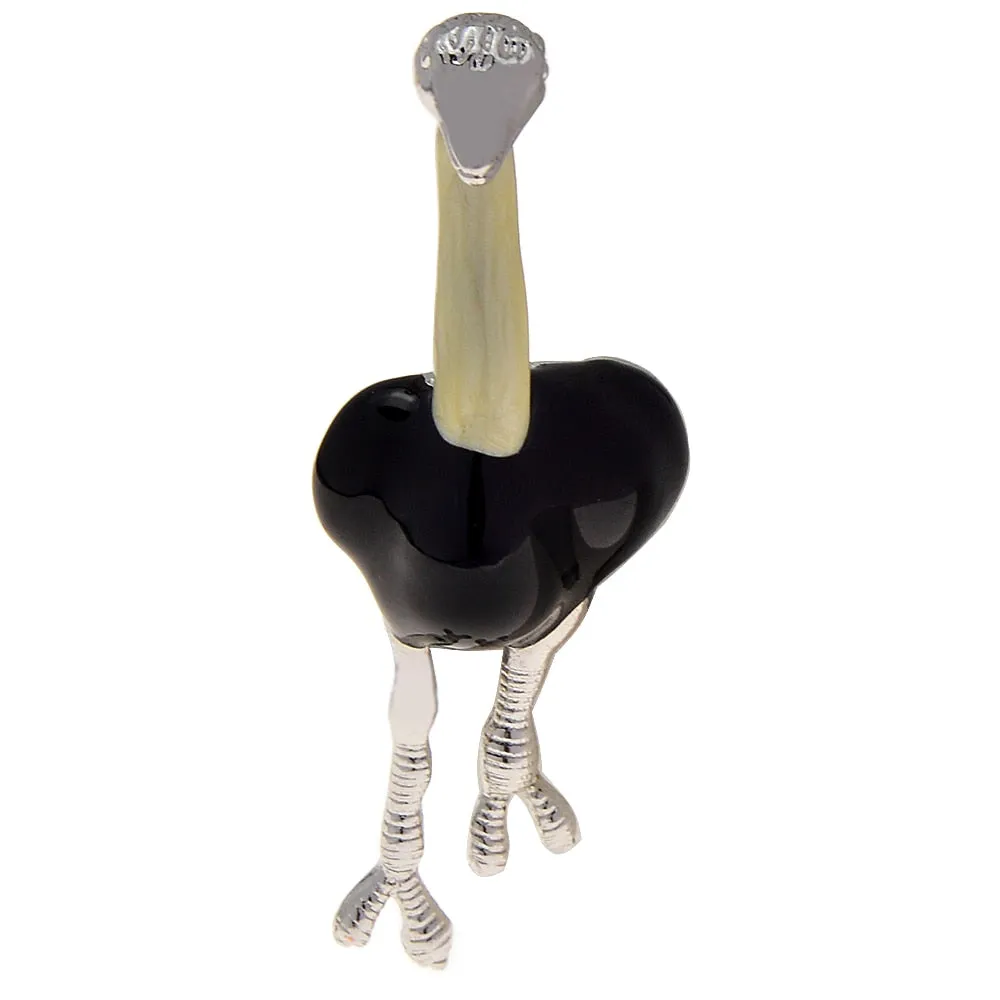 New Arrival 3 Colors Ostrich Brooch Pins For Women And Men