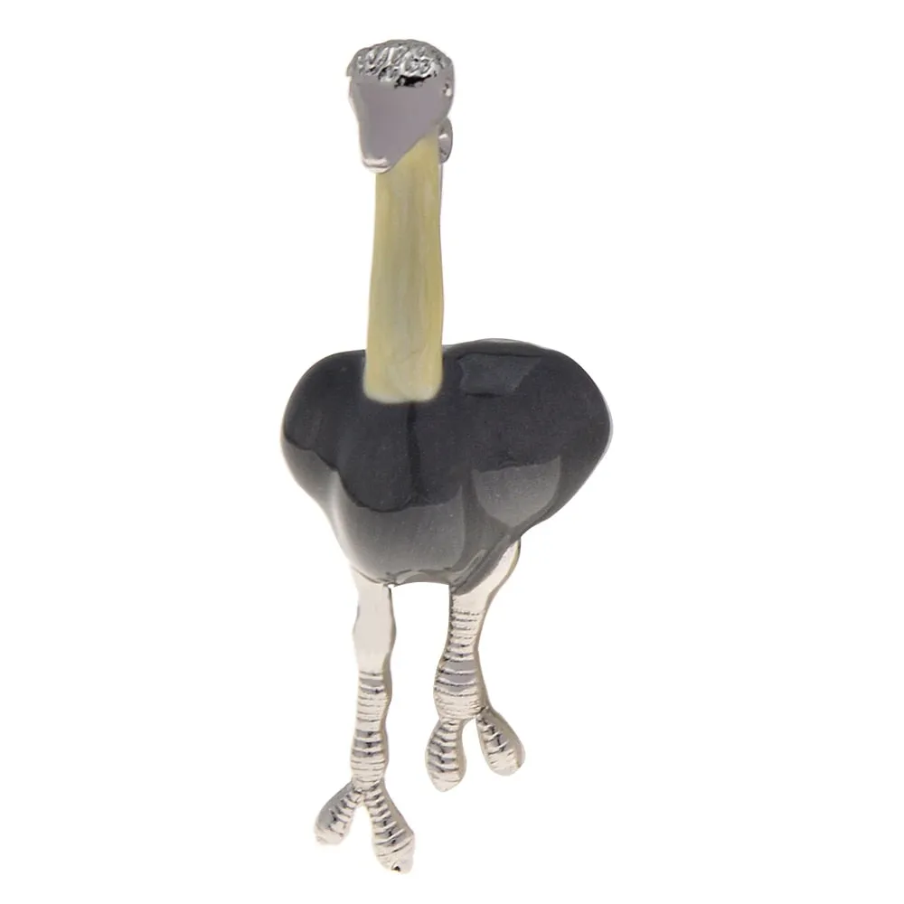 New Arrival 3 Colors Ostrich Brooch Pins For Women And Men