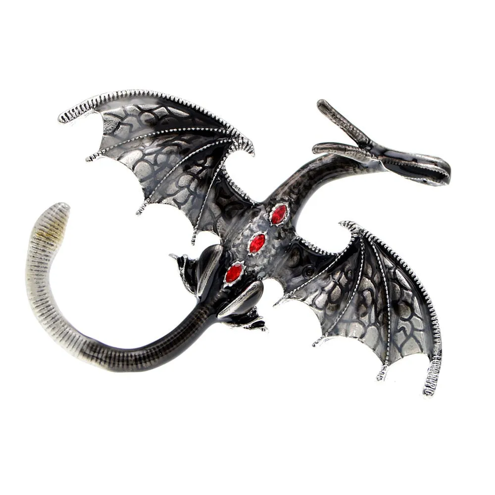 New Arrival Enamel Dragon Pin Unisex Women And Men Pin Animal Large Brooches
