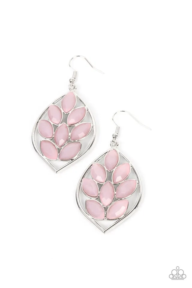 Paparazzi Earring ~ Glacial Glades - Pink