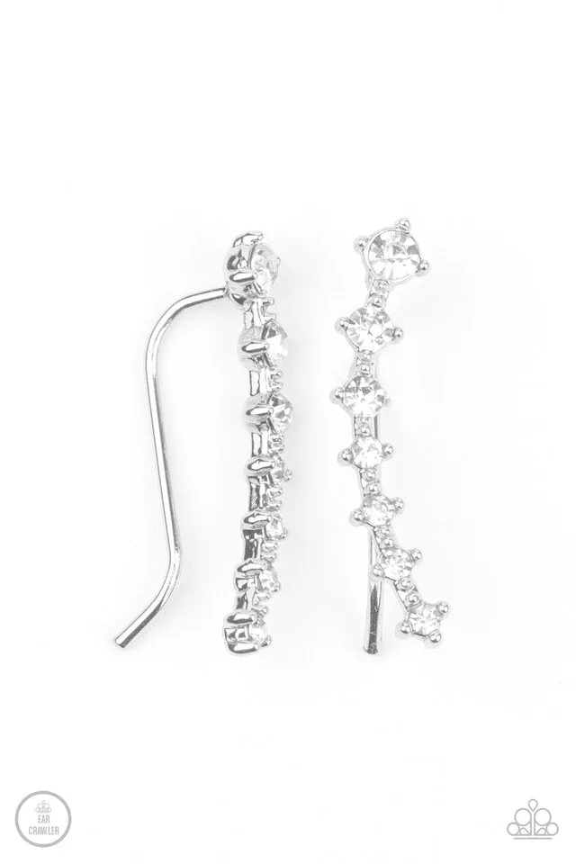 Paparazzi Earring ~ New Age Nebula - White
