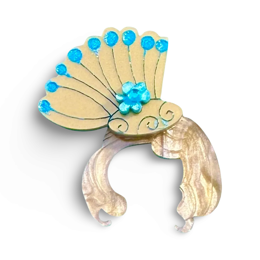 Peacock hair blond - Gloria doll clothes