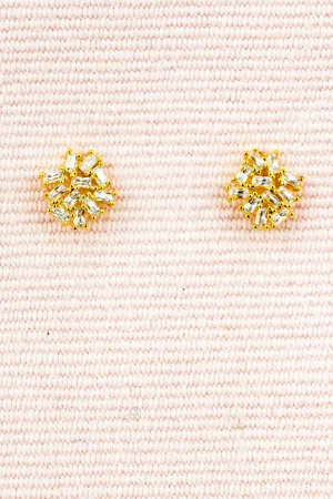 Petite Crystal Cluster Earrings