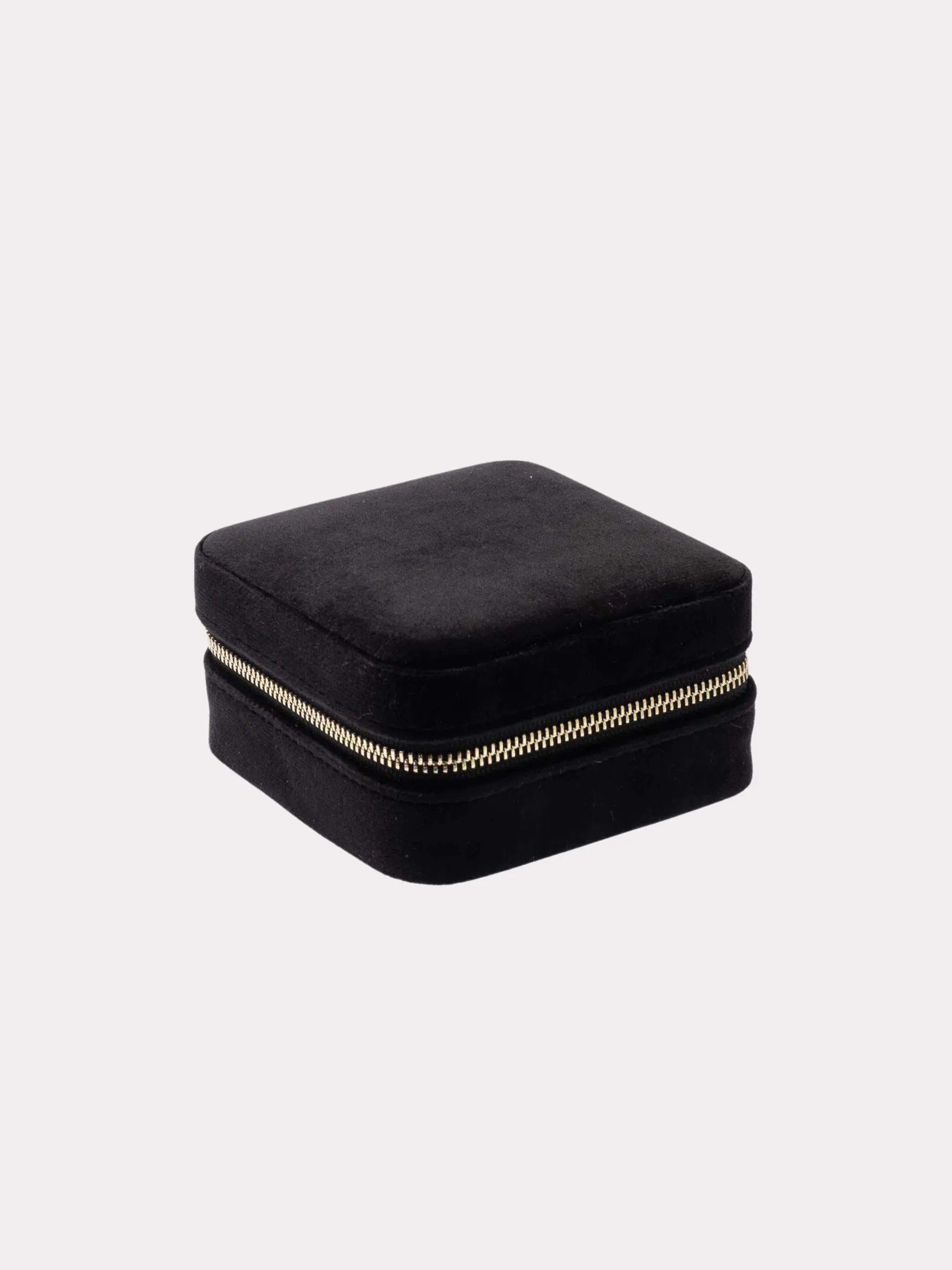 Plush Jewelry Box Black