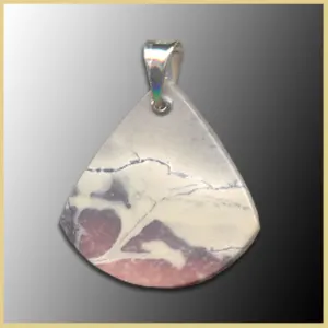 POR108lf Porcelain Jasper Pendant