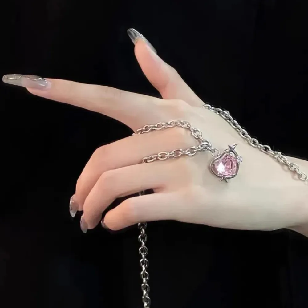 "Crystal Heart Pendant" Necklaces