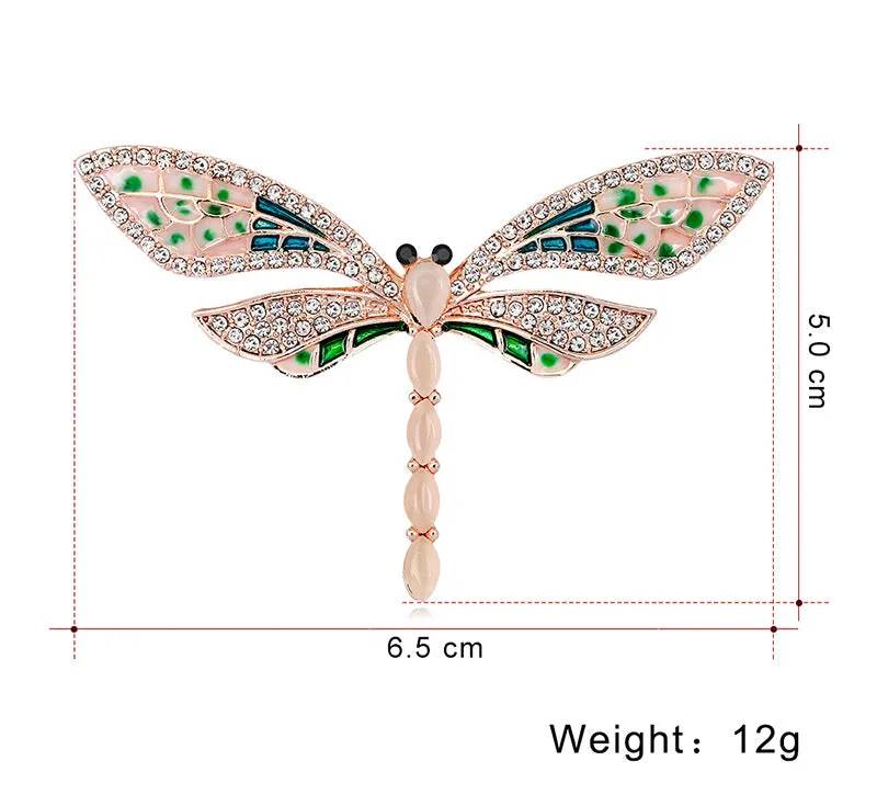 SB244 - Fashion Simple Handmade Dragonfly Brooch