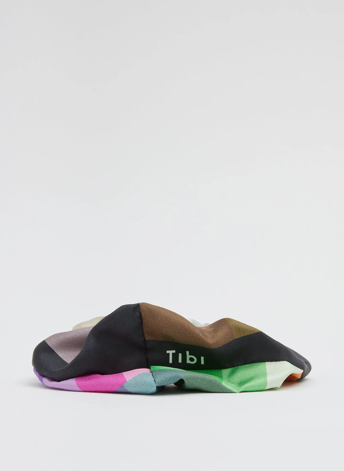 Silk Twill Color Wheel Scrunchie