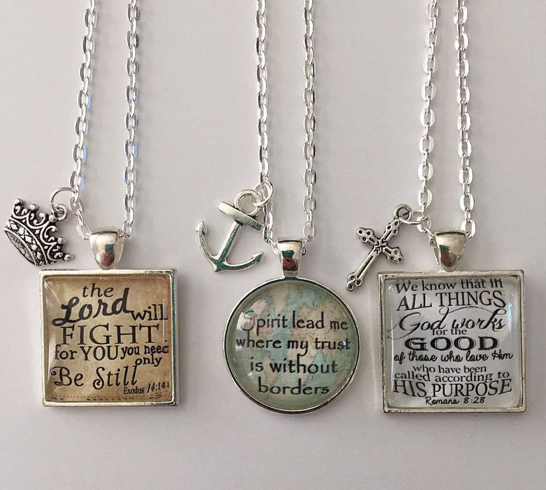 Silver necklace charm Add-on