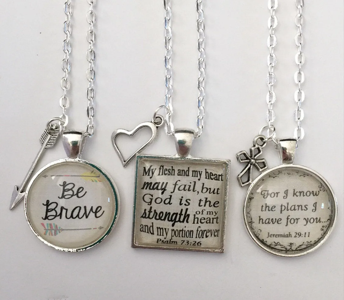 Silver necklace charm Add-on