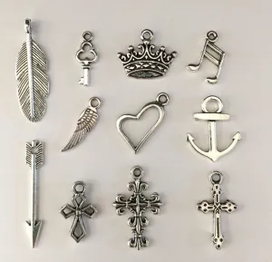 Silver necklace charm Add-on