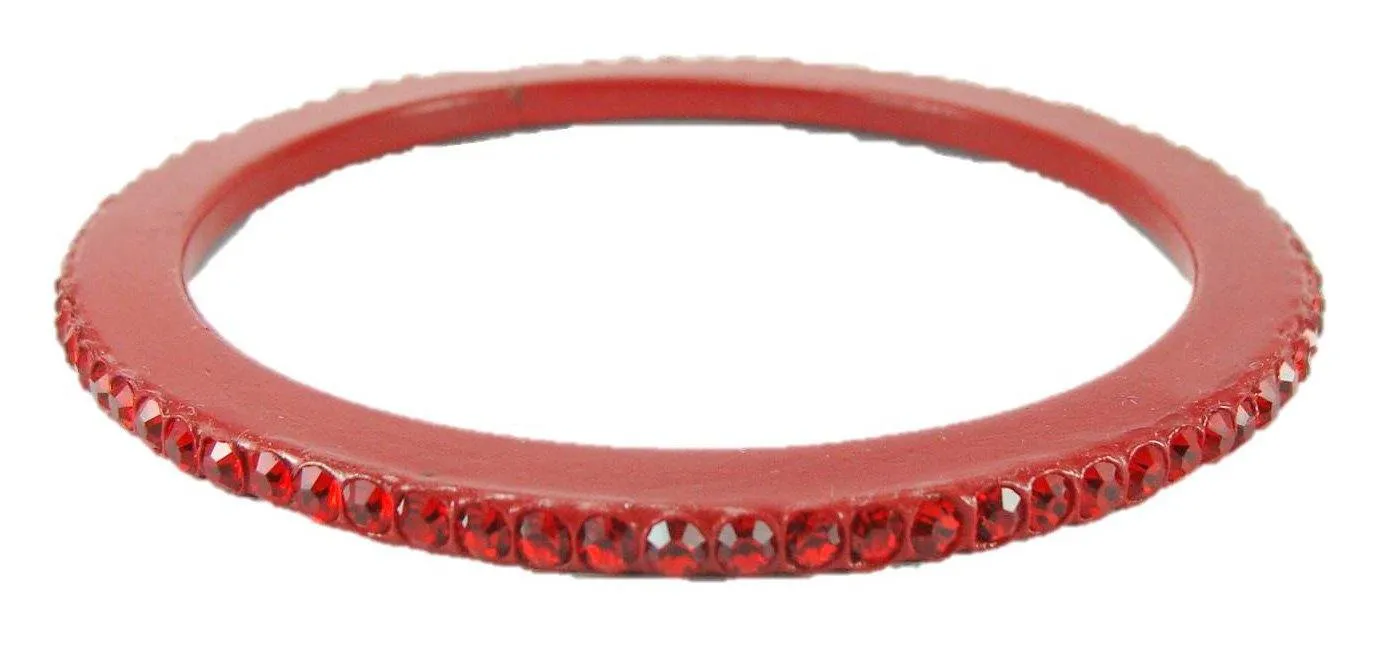 Sukriti Rajasthani Traditional Red Lac Bangles for Women - Set of 8