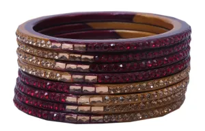 Sukriti Traditional Simple Lac Bangles for Women - Set of 8